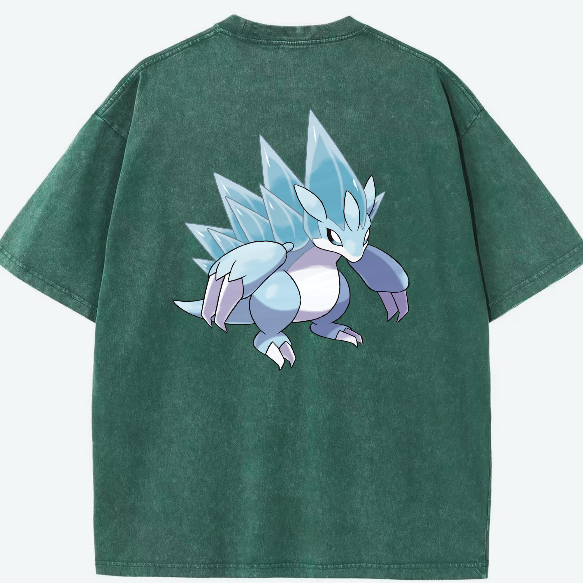 （画像用） ポケットモンスター Pokémon 綿100% ヴィンテージ風 半袖Tシャツ（背面プリント）